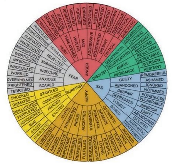 Wheel of Emotions — Alan Lampe - Author